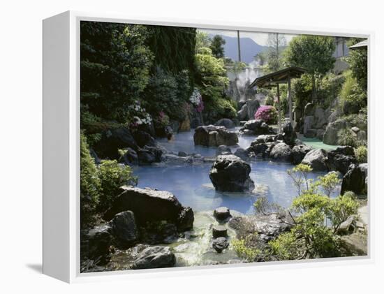 Kannawa Ryokan Hot Springs Resort, Beppu, Japan-null-Framed Premier Image Canvas