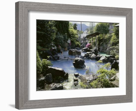 Kannawa Ryokan Hot Springs Resort, Beppu, Japan-null-Framed Photographic Print