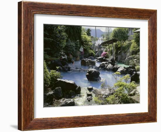 Kannawa Ryokan Hot Springs Resort, Beppu, Japan-null-Framed Photographic Print