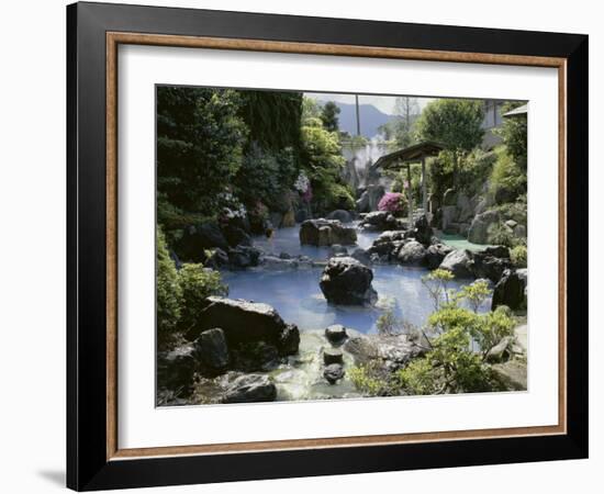 Kannawa Ryokan Hot Springs Resort, Beppu, Japan-null-Framed Photographic Print