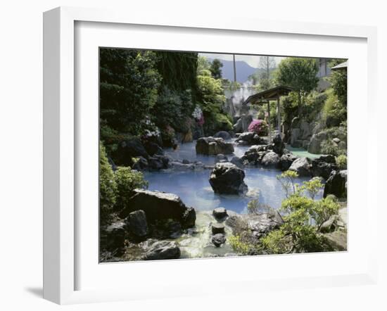 Kannawa Ryokan Hot Springs Resort, Beppu, Japan-null-Framed Photographic Print