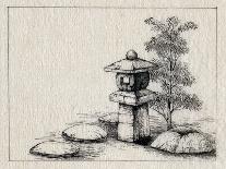 Japan: House and Garden-Kano-Framed Giclee Print