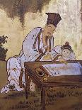 Painting, from Elegant Pastimes, Japanese screen, Edo period, early 18th century-Kano Tansetsu-Laminated Giclee Print