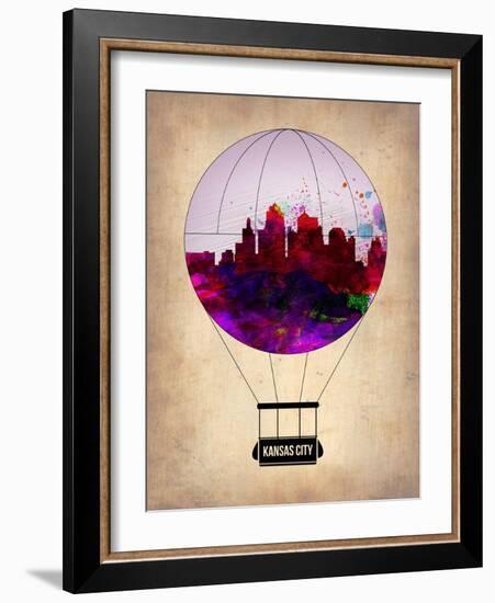 Kansas Air Balloon-NaxArt-Framed Art Print