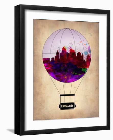 Kansas Air Balloon-NaxArt-Framed Art Print