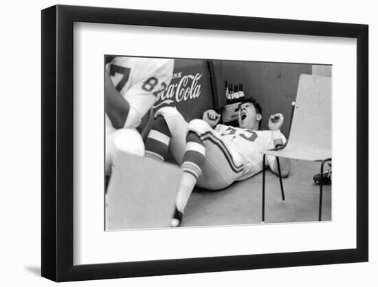 Kansas City Chiefs Linebacker E. J. Holub, Super Bowl I, Los Angeles, California January 15, 1967-Bill Ray-Framed Photographic Print