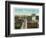 Kansas City, Missouri - Aerial View of the City-Lantern Press-Framed Art Print