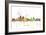 Kansas City Missouri Skyline MCLR 1-Marlene Watson-Framed Giclee Print