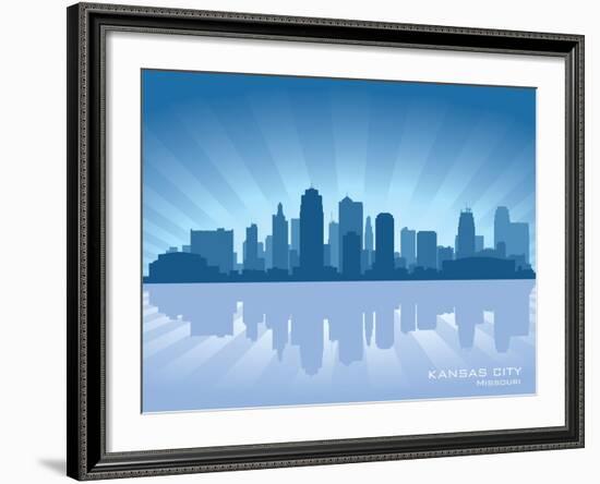 Kansas City, Missouri Skyline-Yurkaimmortal-Framed Art Print