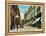 Kansas City, Missouri - Western View Down Petticoat Lane from Grand Avenue-Lantern Press-Framed Stretched Canvas