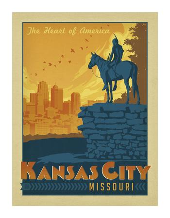 Kansas City Missouri Art Print By Anderson Design Group Art Com