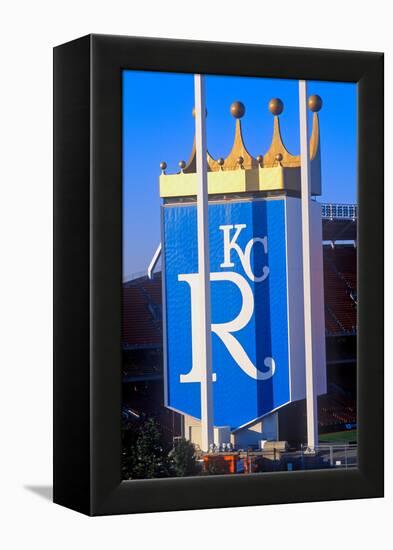 Kansas City Royals, Baseball Stadium, Kansas City, MO-null-Framed Premier Image Canvas