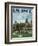 "Kansas City," Saturday Evening Post Cover, September 23, 1961-John Falter-Framed Giclee Print