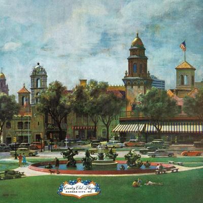 '"Kansas City," September 23, 1961' Giclee Print John Falter
