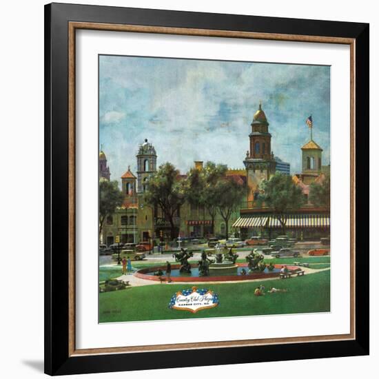 "Kansas City," September 23, 1961-John Falter-Framed Giclee Print