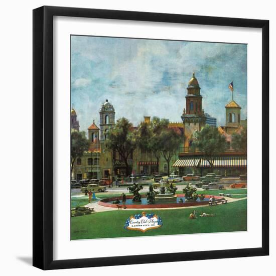 "Kansas City," September 23, 1961-John Falter-Framed Giclee Print