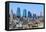 Kansas City skyline from Crown Center, MO-null-Framed Premier Image Canvas