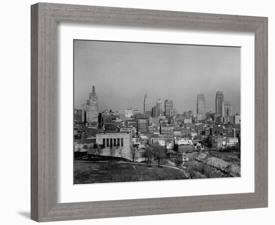 Kansas City Skyline-null-Framed Photographic Print