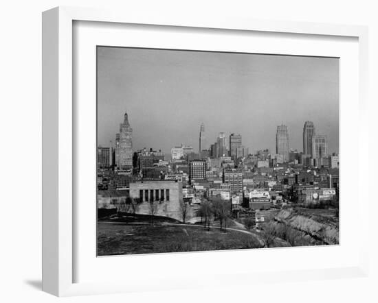 Kansas City Skyline-null-Framed Photographic Print