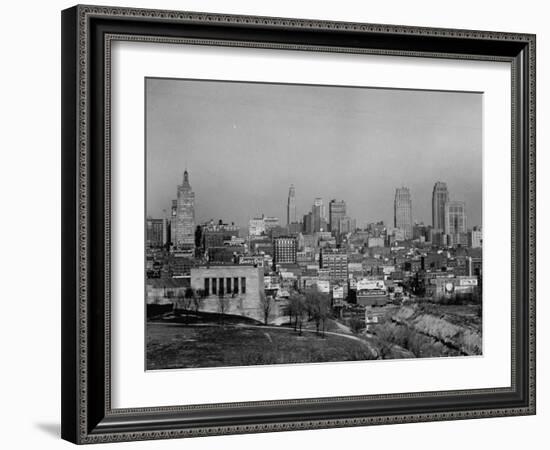 Kansas City Skyline-null-Framed Photographic Print