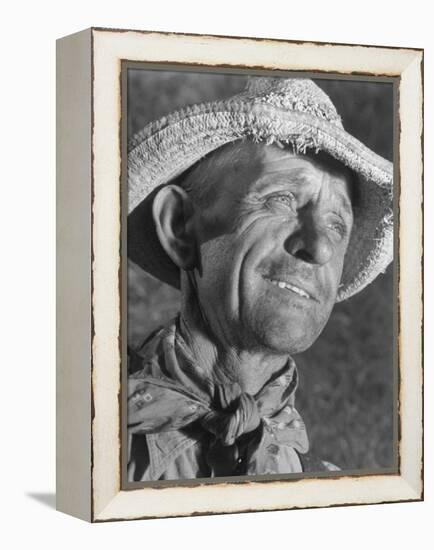 Kansas Farmer-Margaret Bourke-White-Framed Premier Image Canvas