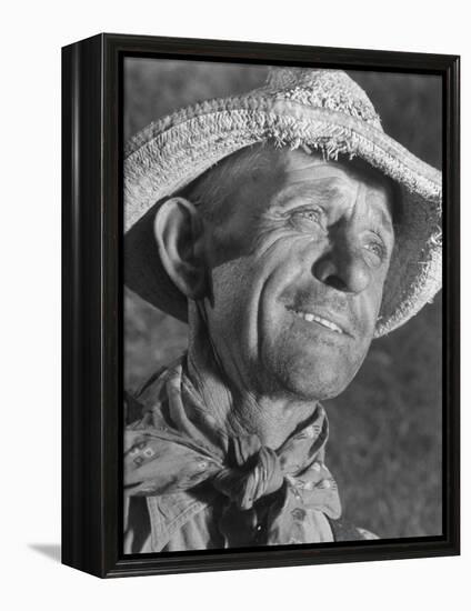 Kansas Farmer-Margaret Bourke-White-Framed Premier Image Canvas