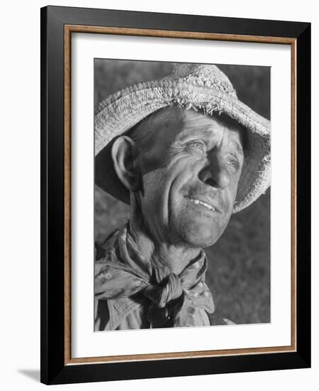 Kansas Farmer-Margaret Bourke-White-Framed Photographic Print