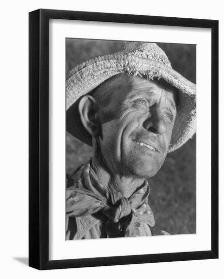 Kansas Farmer-Margaret Bourke-White-Framed Photographic Print