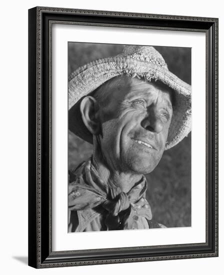 Kansas Farmer-Margaret Bourke-White-Framed Photographic Print