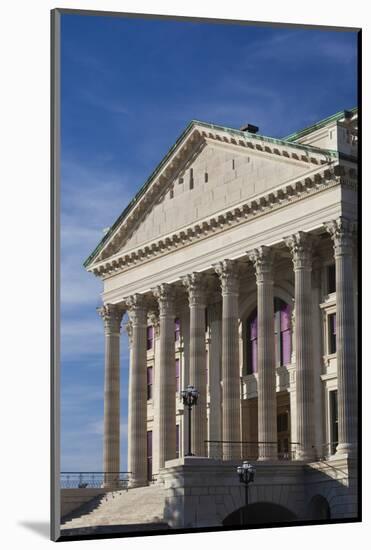 Kansas State Capital Exterior, Topeka, Kansas, USA-Walter Bibikow-Mounted Photographic Print