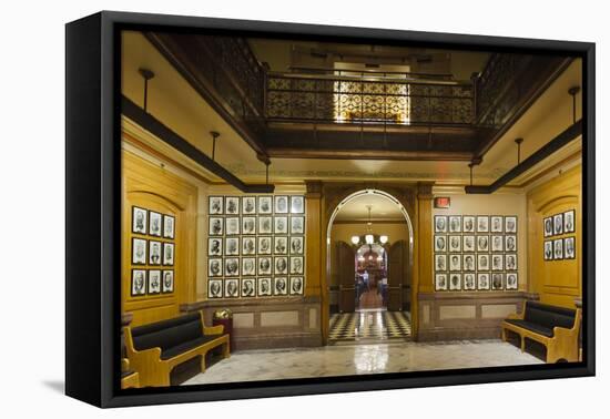 Kansas State Capital Interior, Topeka, Kansas, USA-Walter Bibikow-Framed Premier Image Canvas