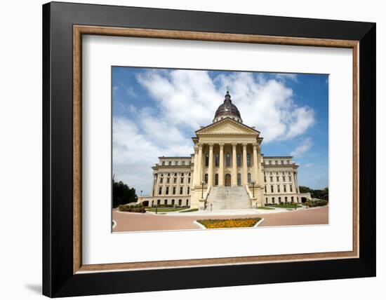 Kansas State Capitol Building-Steven Frame-Framed Photographic Print