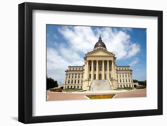 Kansas State Capitol Building-Steven Frame-Framed Photographic Print