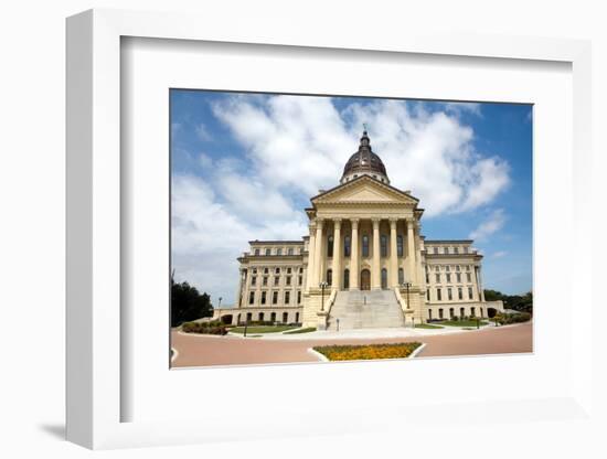 Kansas State Capitol Building-Steven Frame-Framed Photographic Print