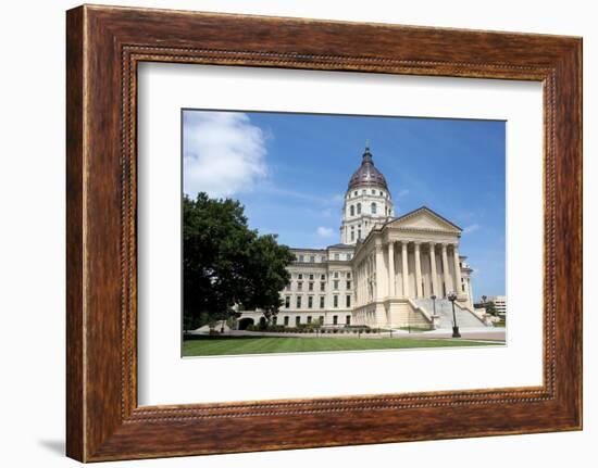 Kansas State Capitol-Steven Frame-Framed Photographic Print