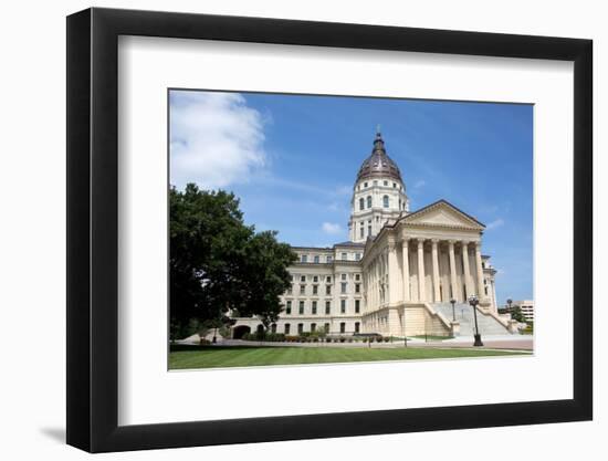 Kansas State Capitol-Steven Frame-Framed Photographic Print