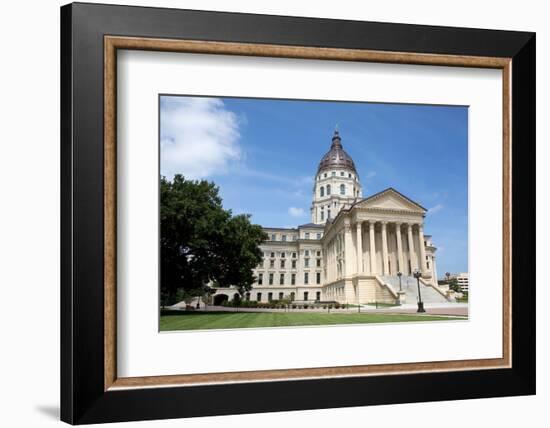 Kansas State Capitol-Steven Frame-Framed Photographic Print