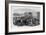 Kansas - Transport of Texas Beef on the Kansas Pacific Railway - Scene at a Cattle Shoot in Abilene-null-Framed Giclee Print