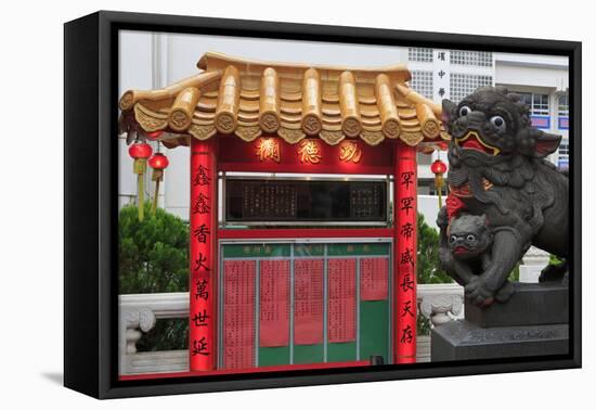 Kanteibyo Temple, Chinatown, Yokohama, Honshu Island, Japan, Asia-Richard Cummins-Framed Premier Image Canvas