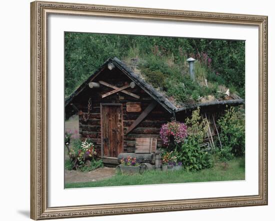 Kantishna Recorders Office, Denalia National Park, Alaska, USA-Dee Ann Pederson-Framed Photographic Print