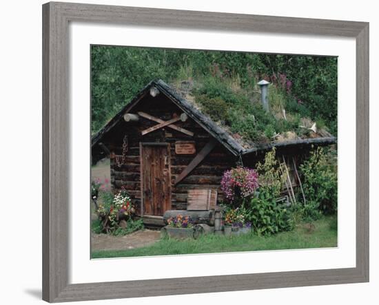 Kantishna Recorders Office, Denalia National Park, Alaska, USA-Dee Ann Pederson-Framed Photographic Print