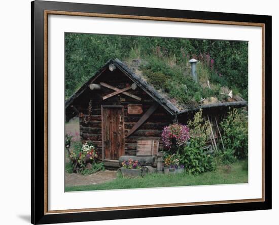 Kantishna Recorders Office, Denalia National Park, Alaska, USA-Dee Ann Pederson-Framed Photographic Print