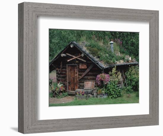 Kantishna Recorders Office, Denalia National Park, Alaska, USA-Dee Ann Pederson-Framed Photographic Print