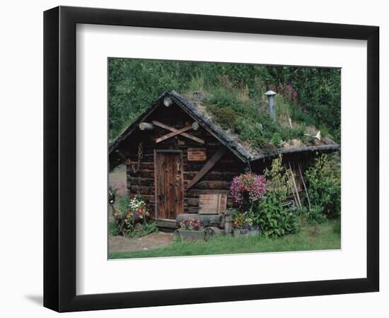 Kantishna Recorders Office, Denalia National Park, Alaska, USA-Dee Ann Pederson-Framed Photographic Print