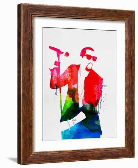 Kanye Watercolor-Lana Feldman-Framed Art Print