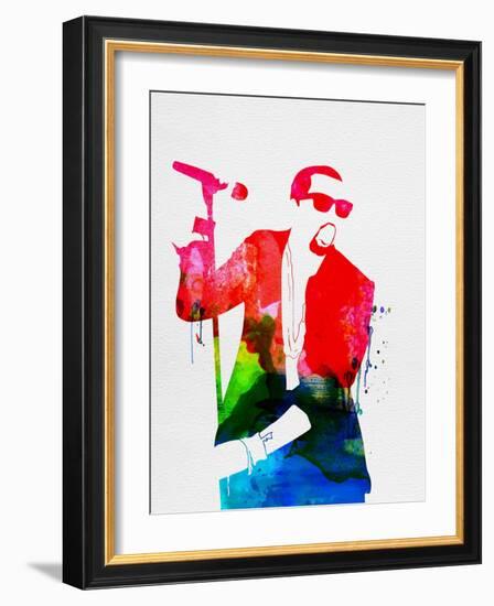 Kanye Watercolor-Lana Feldman-Framed Art Print