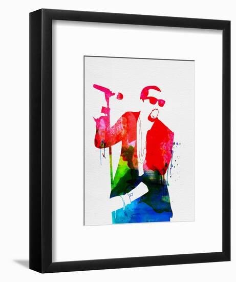 Kanye Watercolor-Lana Feldman-Framed Art Print