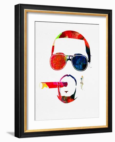 Kanye Watercolor-Lana Feldman-Framed Art Print