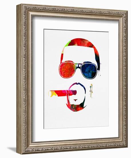 Kanye Watercolor-Lana Feldman-Framed Premium Giclee Print