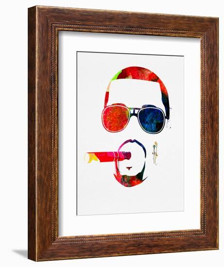 Kanye Watercolor-Lana Feldman-Framed Premium Giclee Print